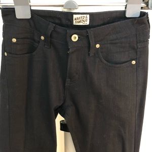 Naked & Famous midnite power stretch denim jeans